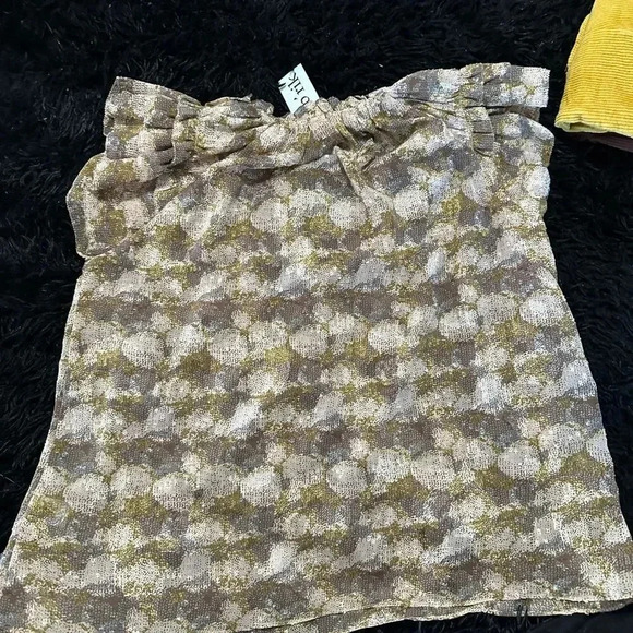 Grade& Gather‎ light pink and brown shirt - Picture 4 of 9